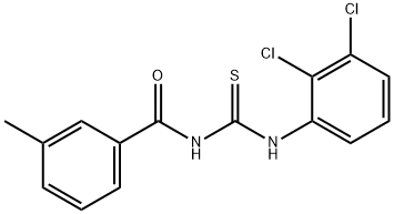 N-{[(2,3-dichlorophenyl)amino]carbonothioyl}-3-methylbenzamide Struktur