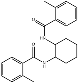 N,N'-1,2-cyclohexanediylbis(2-methylbenzamide) Struktur