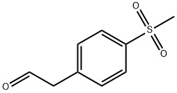 2-(4-(methylsulfonyl)phenyl)acetaldehyde Struktur