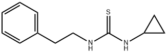 1-cyclopropyl-3-(2-phenylethyl)thiourea Struktur