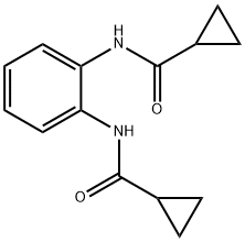 N,N'-1,2-phenylenedicyclopropanecarboxamide Struktur