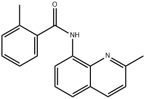 2-methyl-N-(2-methylquinolin-8-yl)benzamide Struktur