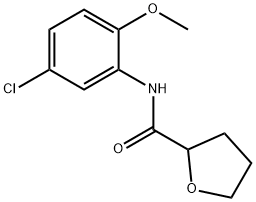 N-(5-chloro-2-methoxyphenyl)oxolane-2-carboxamide Struktur