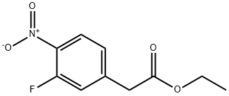 ETHYL 2-(3-FLUORO-4-NITROPHENYL)ACETATE Struktur