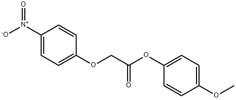 4-methoxyphenyl (4-nitrophenoxy)acetate Struktur