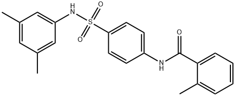 N-(4-{[(3,5-dimethylphenyl)amino]sulfonyl}phenyl)-2-methylbenzamide Struktur