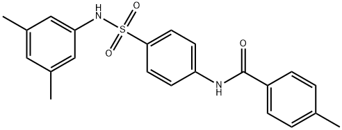 N-(4-{[(3,5-dimethylphenyl)amino]sulfonyl}phenyl)-4-methylbenzamide Struktur