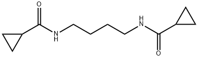 N-[4-(cyclopropanecarbonylamino)butyl]cyclopropanecarboxamide Struktur