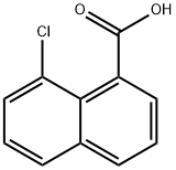 8-chloronaphthalene-1-carboxylic acid Struktur