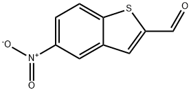 5-NITROBENZO[B]THIOPHENE-2-CARBALDEHYDE Struktur