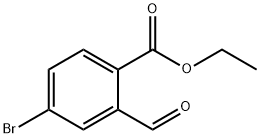 4-Bromo-2-formyl-benzoic acid ethyl ester Struktur