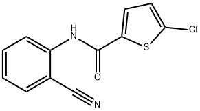 5-chloro-N-(2-cyanophenyl)thiophene-2-carboxamide Struktur