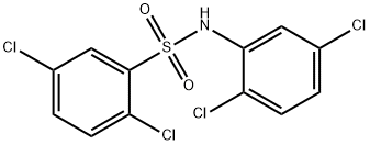 2,5-dichloro-N-(2,5-dichlorophenyl)benzenesulfonamide Struktur