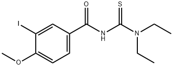 N-[(diethylamino)carbonothioyl]-3-iodo-4-methoxybenzamide Struktur