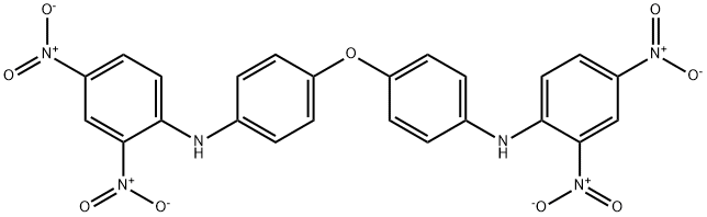 N,N'-[oxybis(4,1-phenylene)]bis(2,4-dinitroaniline) Struktur