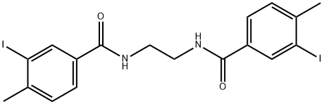 N,N'-1,2-ethanediylbis(3-iodo-4-methylbenzamide) Struktur