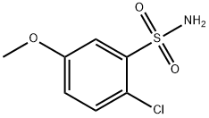 2-CHLORO-5-METHOXYBENZENE SULFONAMIDE Structure