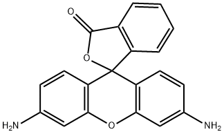 Fluoran, 3,6-diamino- Struktur