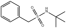 Benzenemethanesulfonamide, N-(1,1-dimethylethyl)- Struktur