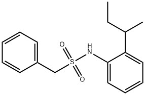 N-[2-(butan-2-yl)phenyl]-1-phenylmethanesulfonamide Struktur