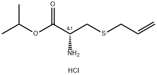 S-2-propenyl-L-Cysteine 1-methylethyl ester hydrochloride Struktur