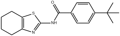 4-tert-butyl-N-(4,5,6,7-tetrahydro-1,3-benzothiazol-2-yl)benzamide Struktur