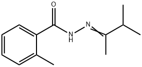 2-methyl-N-[(E)-3-methylbutan-2-ylideneamino]benzamide Struktur