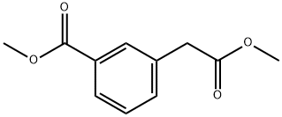 methyl 3-(2-methoxy-2-oxoethyl)benzoate Struktur