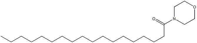 Morpholine, 4-(1-oxooctadecyl)- Struktur