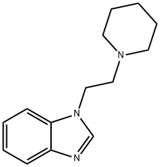 1H-Benzimidazole, 1-[2-(1-piperidinyl)ethyl]- Struktur