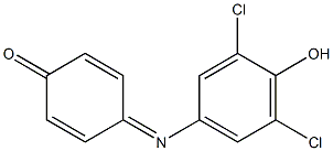 N-3,5-dichloro-4-hydroxyphenyl-1,4-benzoquinone imine Struktur