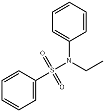 N-Ethyl-N-phenyl-benzenesulfonamide Struktur