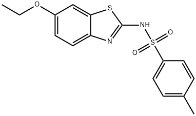 N-(6-ethoxy-1,3-benzothiazol-2-yl)-4-methylbenzenesulfonamide Struktur