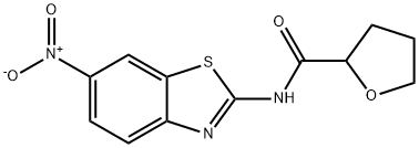 N-(6-nitro-1,3-benzothiazol-2-yl)tetrahydrofuran-2-carboxamide Struktur