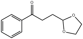 3-(1,3-dioxolan-2-yl)-1-phenylpropan-1-one Struktur