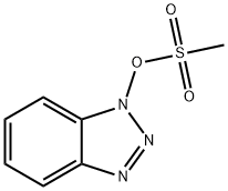 1H-Benzotriazole, 1-[(methylsulfonyl)oxy]- Struktur