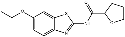 N-(6-ethoxy-1,3-benzothiazol-2-yl)oxolane-2-carboxamide Struktur