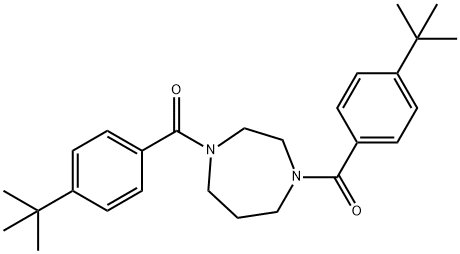 [4-(4-tert-butylbenzoyl)-1,4-diazepan-1-yl]-(4-tert-butylphenyl)methanone Struktur