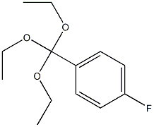 1-fluoro-4-(triethoxymethyl)benzene Struktur