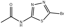 N-(5-Bromo-1,3,4-thiadiazol-2-yl)acetamide Struktur