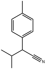 3-methyl-2-(4-methylphenyl)butanenitrile Struktur