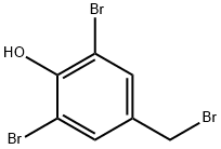 2,6-Dibromo-4-bromomethyl-phenol Struktur