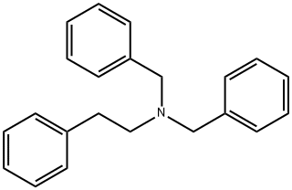 Benzeneethanamine,N,N-bis(phenylmethyl)- Struktur