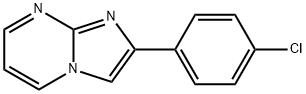 2-(4-chlorophenyl)imidazo[1,2-a]pyrimidine Struktur