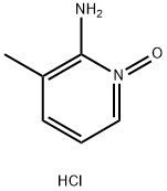 2-amino-3-methylpyridine N-oxide hydrochloride Struktur