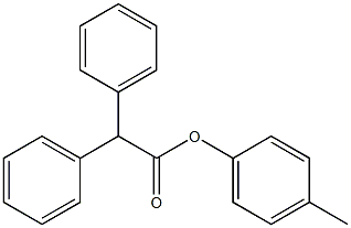 4-methylphenyl diphenylacetate Struktur