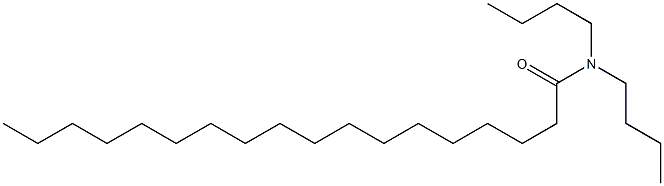 Octadecanamide, N,N-dibutyl- Struktur