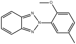 2-(2-Methoxy-5-methyl-phenyl)-2H-benzotriazole Struktur