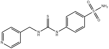 1-(pyridin-4-ylmethyl)-3-(4-sulfamoylphenyl)thiourea Struktur