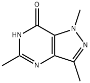 1,3,5-trimethyl-1H-pyrazolo[4,3-d]pyrimidin-7(6H)-one Struktur